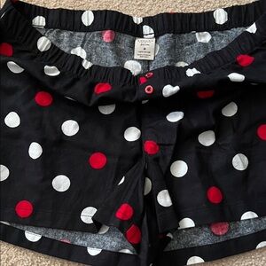 Black Polka Dot Shorts
